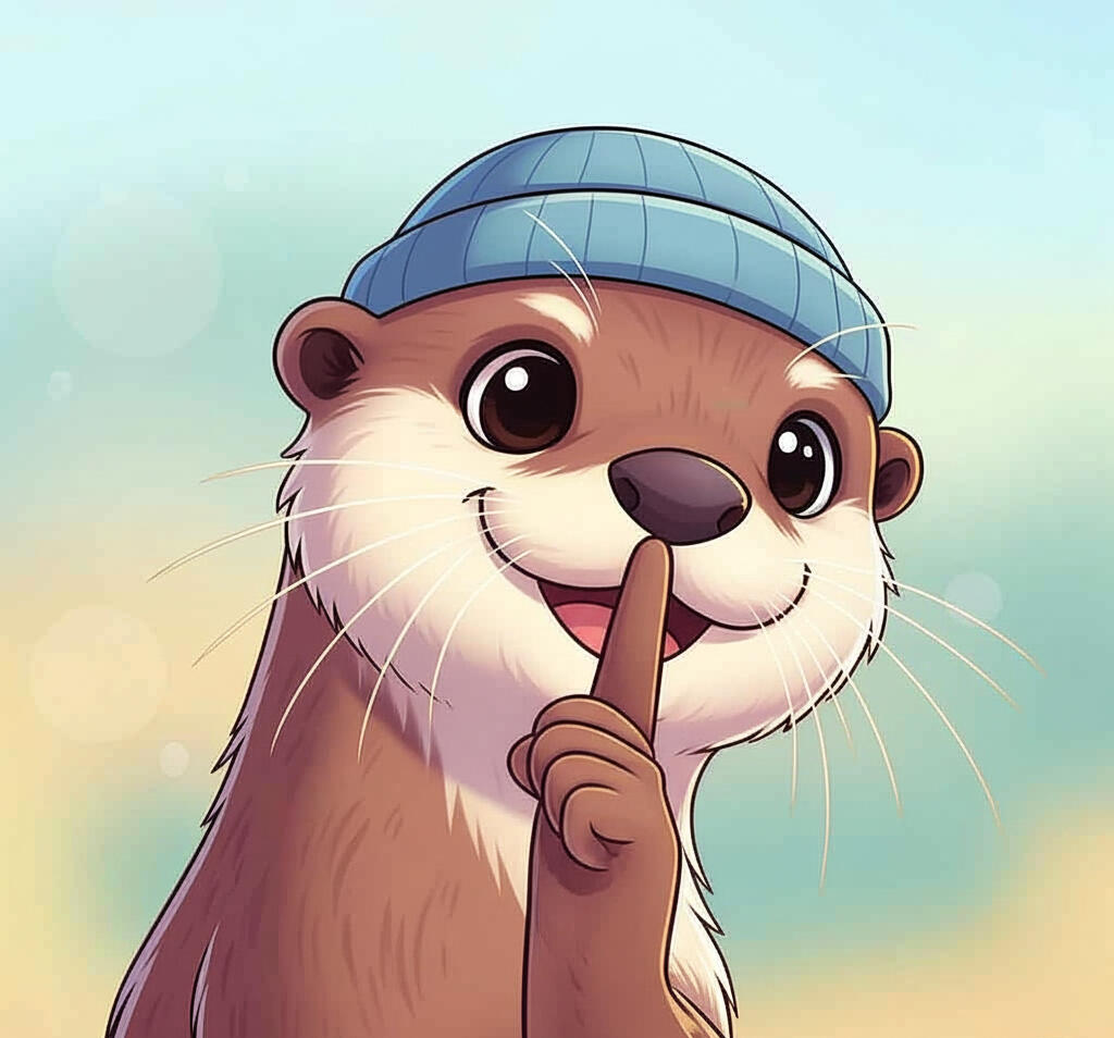 Ommu Picture of Ommu the Otter, an AI mental health chatbot for Singaporean youth.